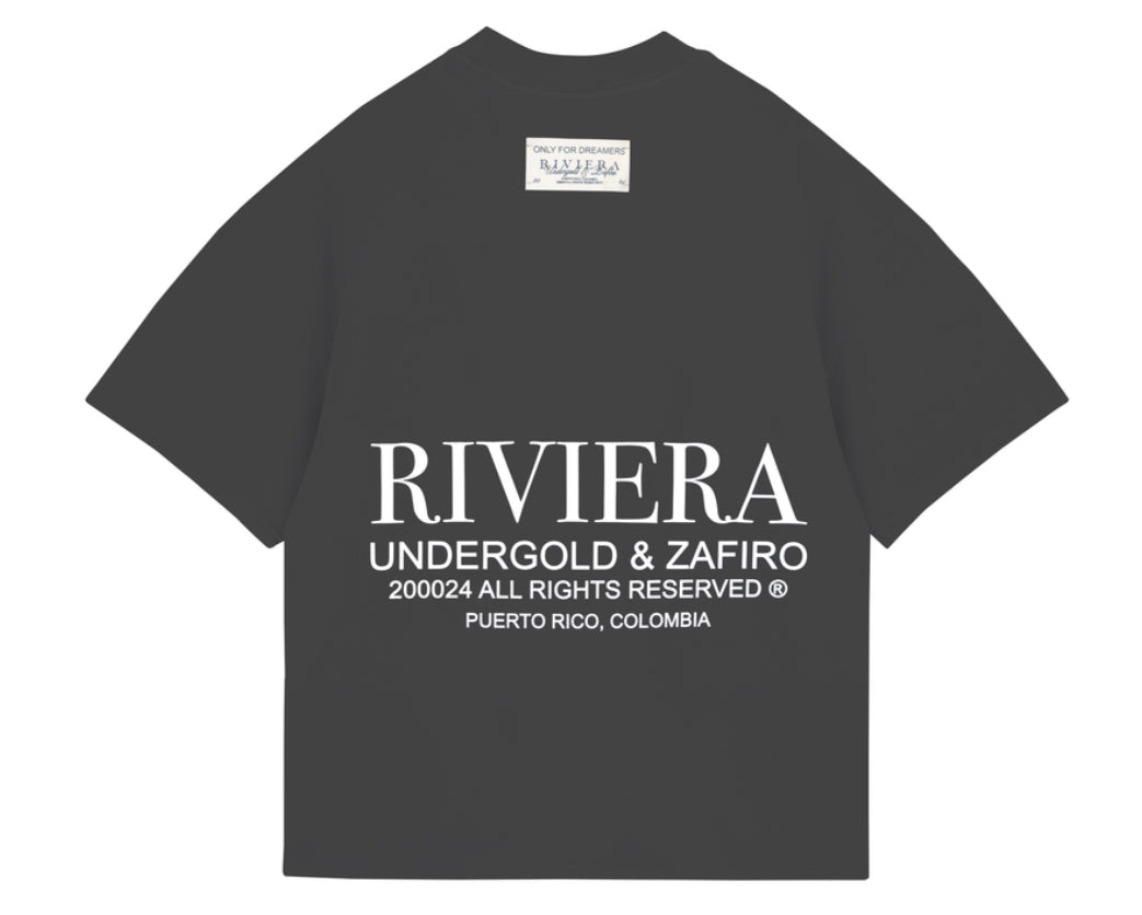 Riviera Fruit Angels Boxy Tshirt Black