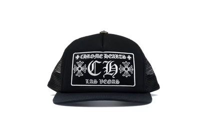 Chrome Hearts LV Trucker Hat Black