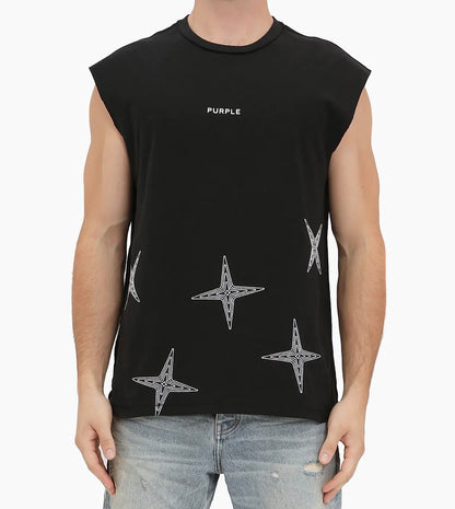 Purple Brand Stars Muscle Tank