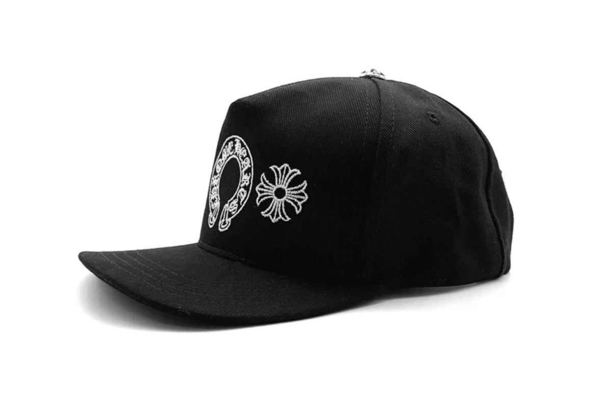 Chrome Hearts Horseshoe Denim Baseball Hat