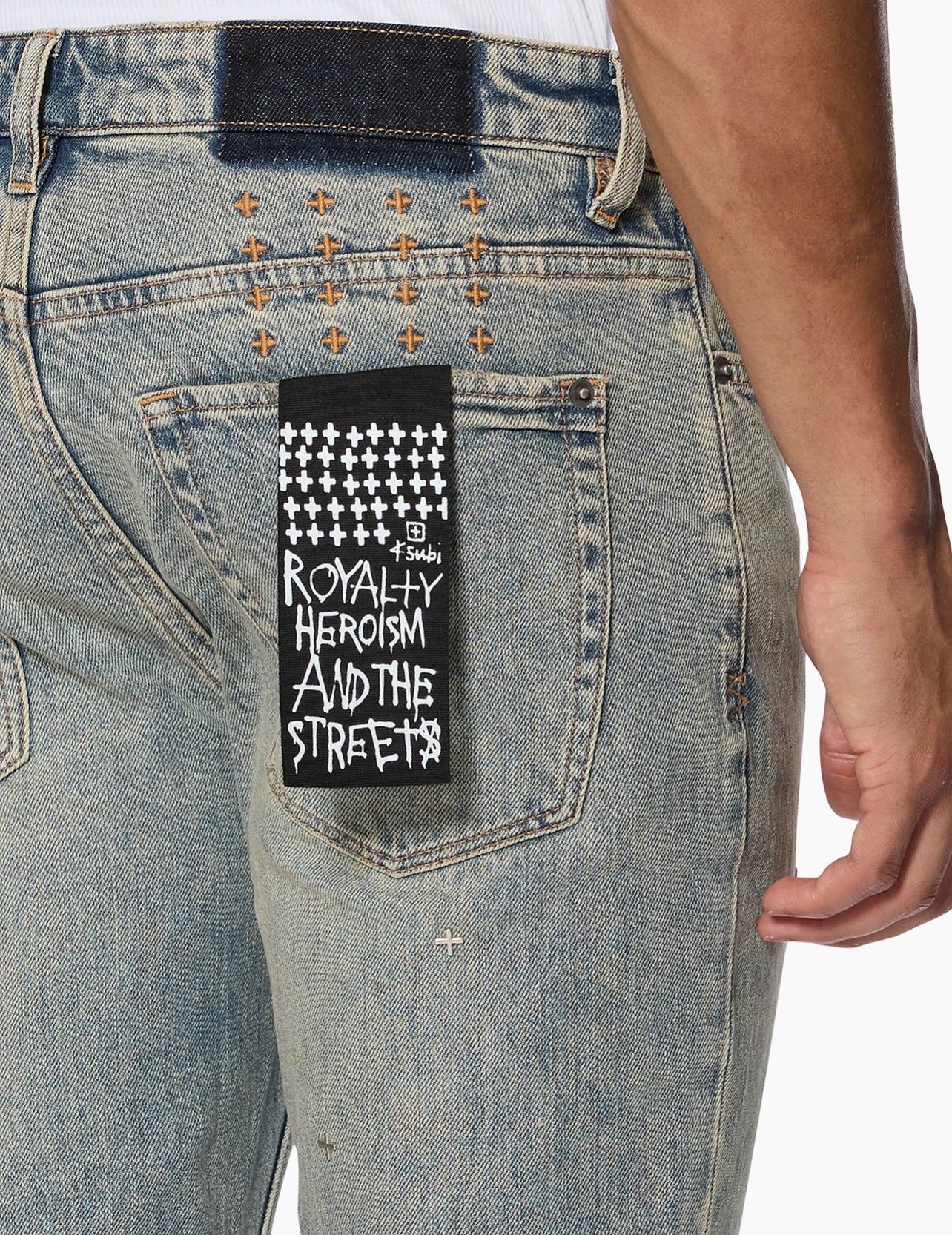 Ksubi Denim Metallic Studs Jean