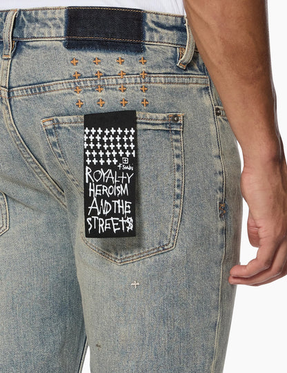 Ksubi Denim Metallic Studs Jean