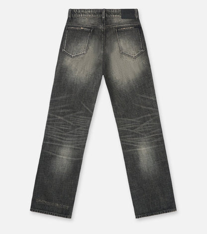 RTA Jonas Ash Storm Side Cross Denim Jean