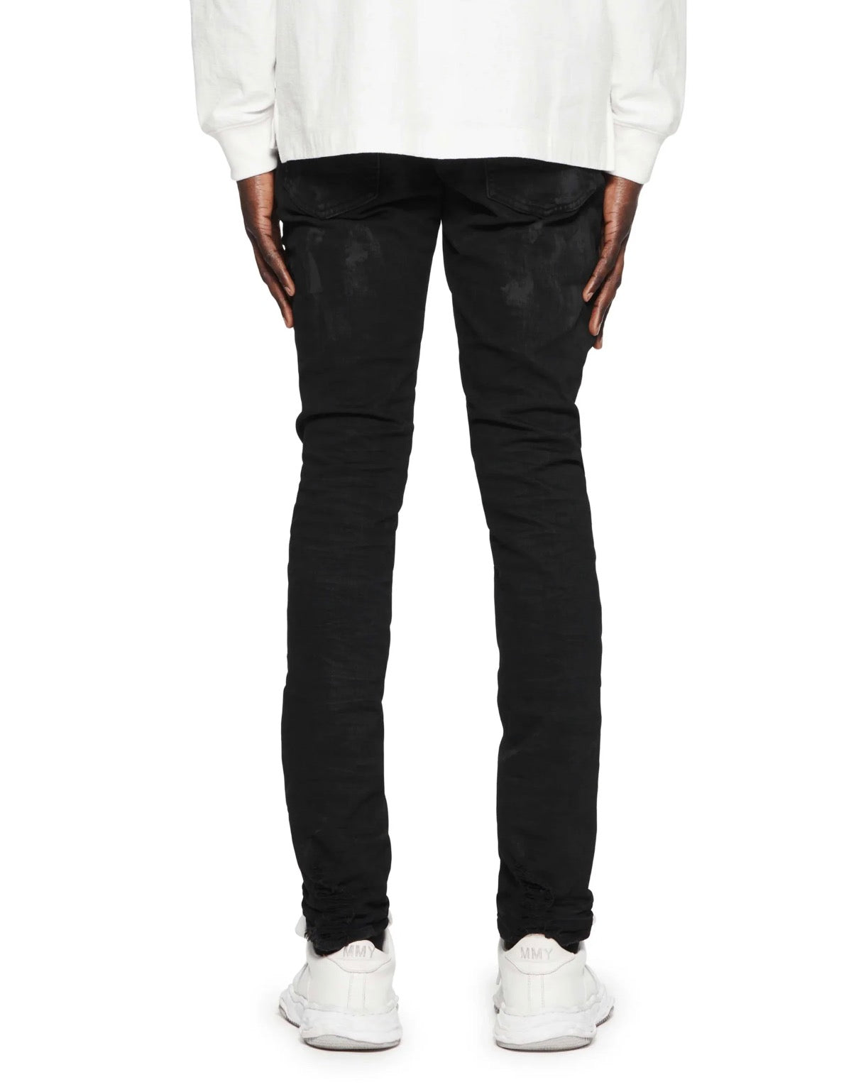 Purple Brand P001 Black Oil Denim