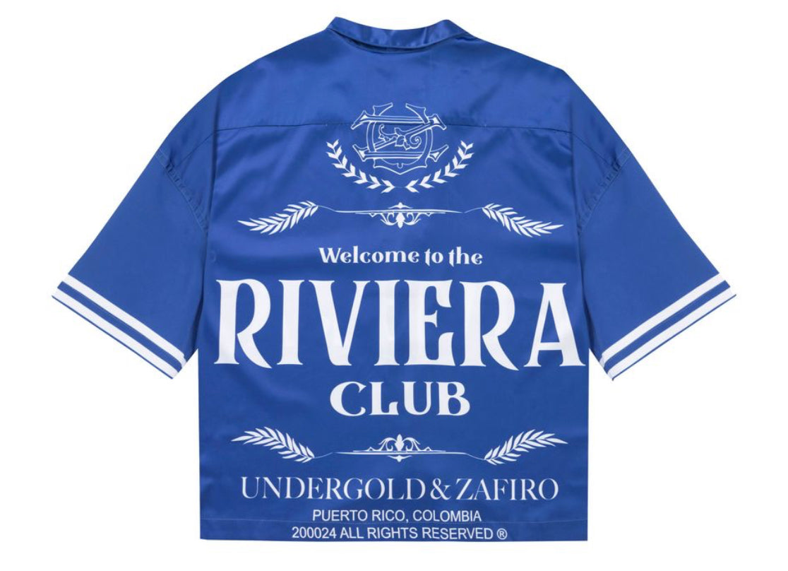 Riviera Club Short Sleeve Shirt Blue