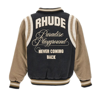 Rhude Embroidered Varsity Jacket