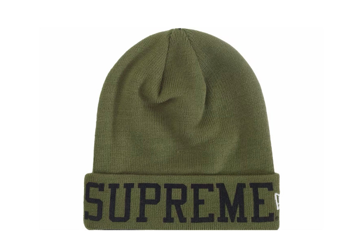 Supreme New Era Varsity Beanie Olive
