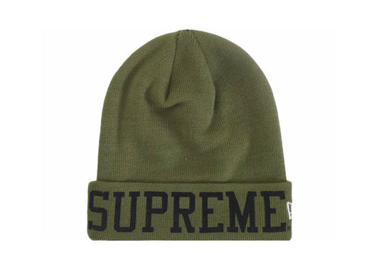 Supreme New Era Varsity Beanie Olive