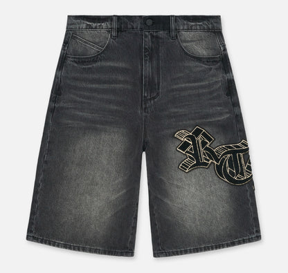 RTA Gustavo Charcoal Drift Shorts