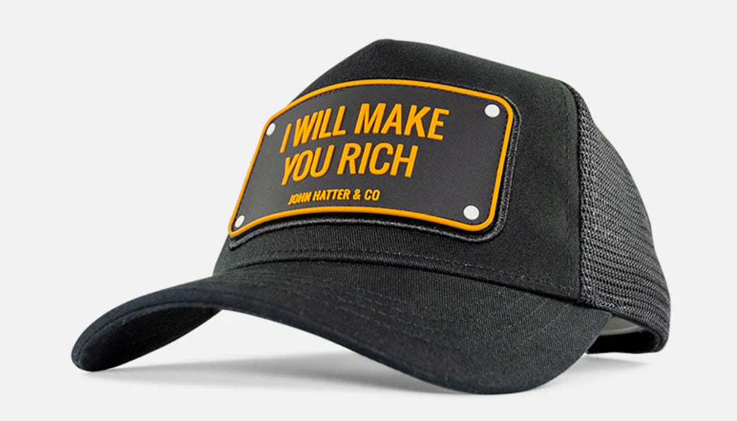 I WILL MAKE YOU RICH RUBBER HAT