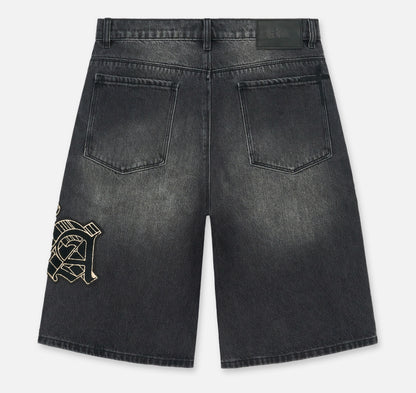 RTA Gustavo Charcoal Drift Shorts
