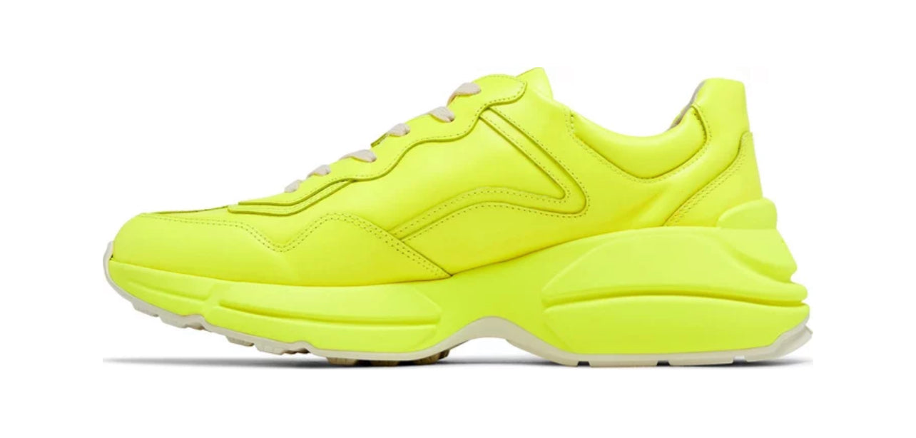 Gucci Rhyton Neon Yellow Sneakers