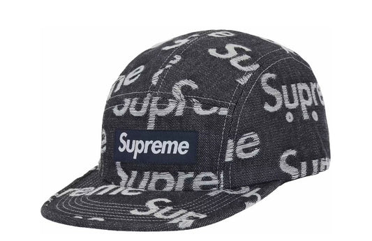 Supreme Jacquard Logo Denim Hat