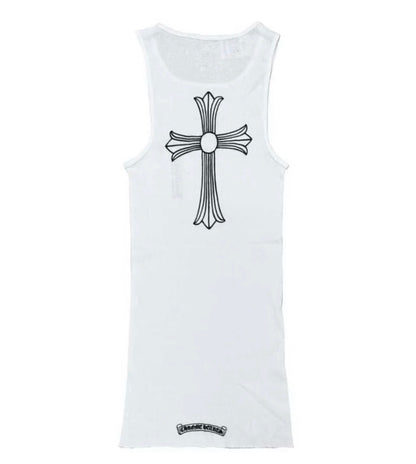 Chrome Hearts Cross Tank White
