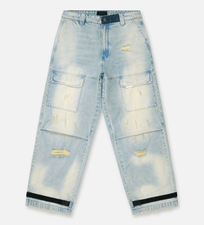 RTA Wylie Blue Clouds Baggy Jean