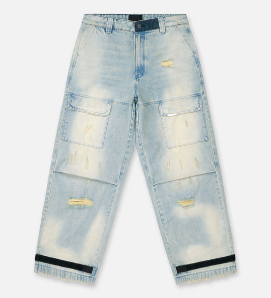 RTA Wylie Blue Clouds Baggy Jean