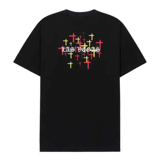 RTA Colin Oversized Black Old English LV Tee