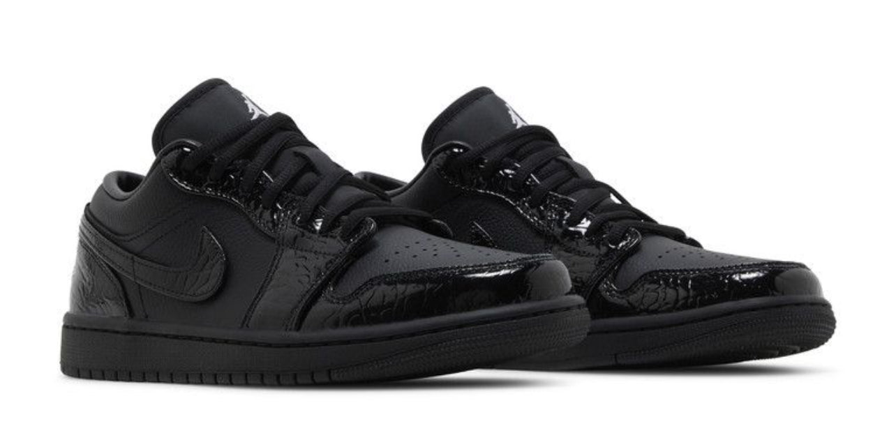 Jordan 1 Low Black Croc HJ7743-010