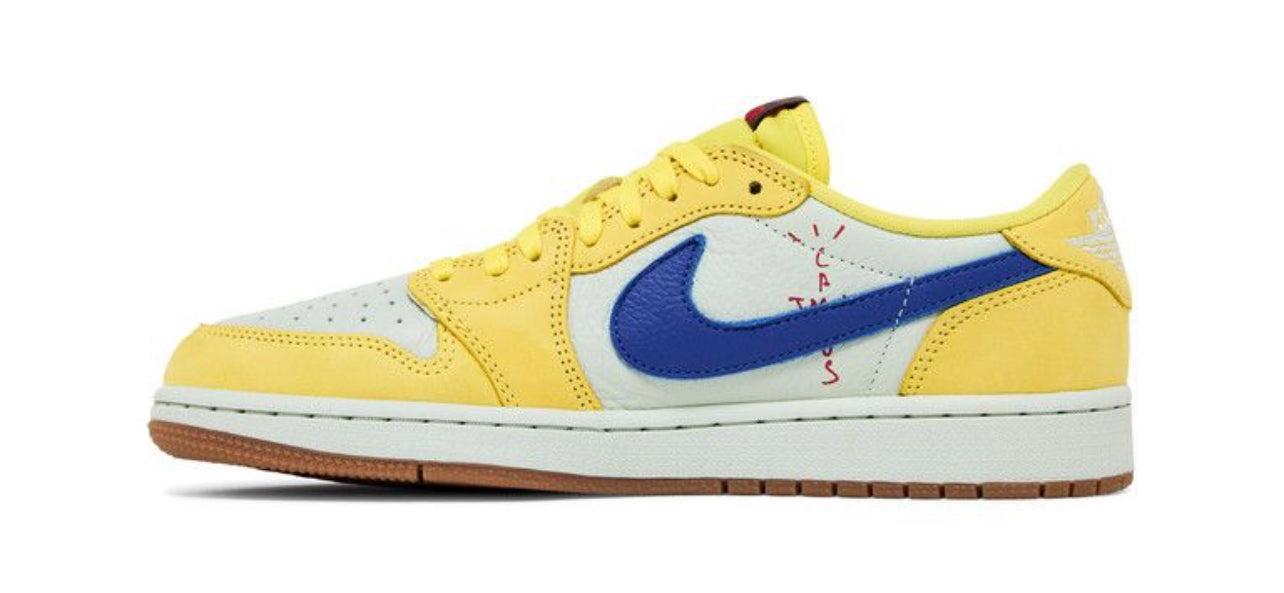 Travis Scott x Jordan 1 Low OG Canary DZ4137-700