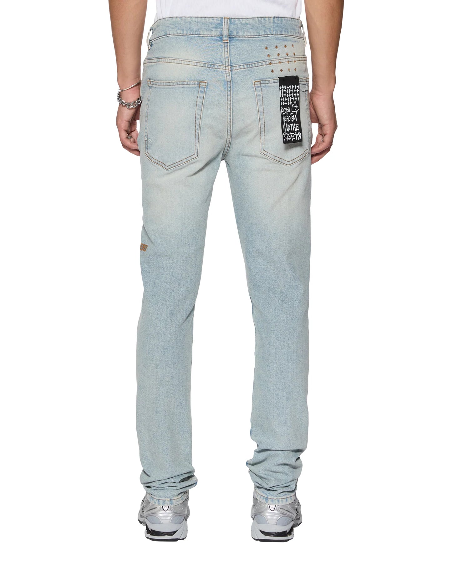 Ksubi Van Wrinkle Blue Ice Denim Jean