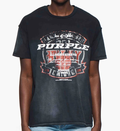 Purple Brand Textured Inside Out Tshirt