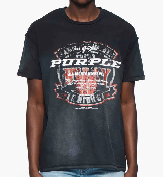 Purple Brand Textured Inside Out Tshirt