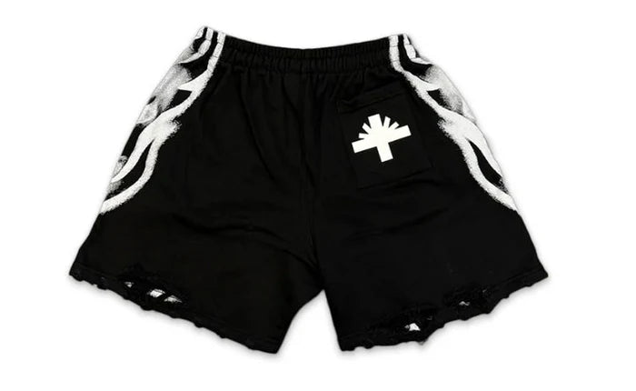 Vertabrae Logo Sweatshorts Skull