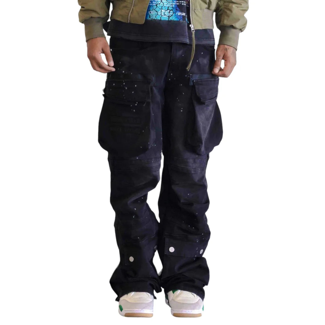 Utility Cargo Denim Jeans