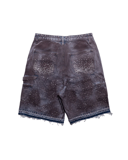 Diamond Denim Short Oil Washed