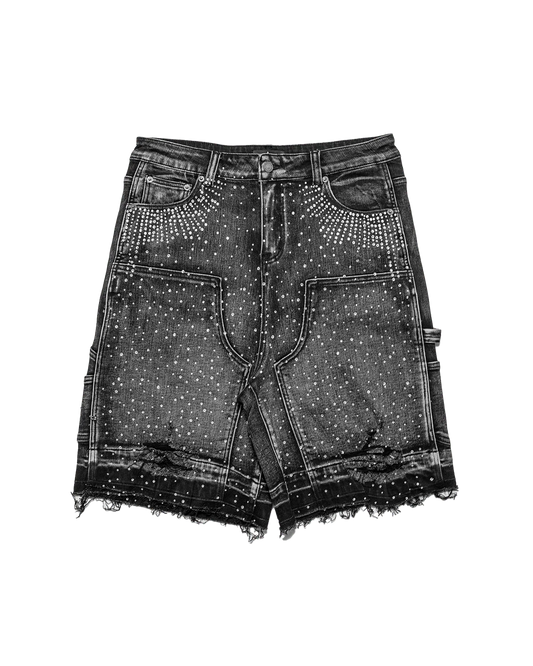 Diamond Denim Short Grey