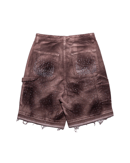 Diamond Denim Short Burnt