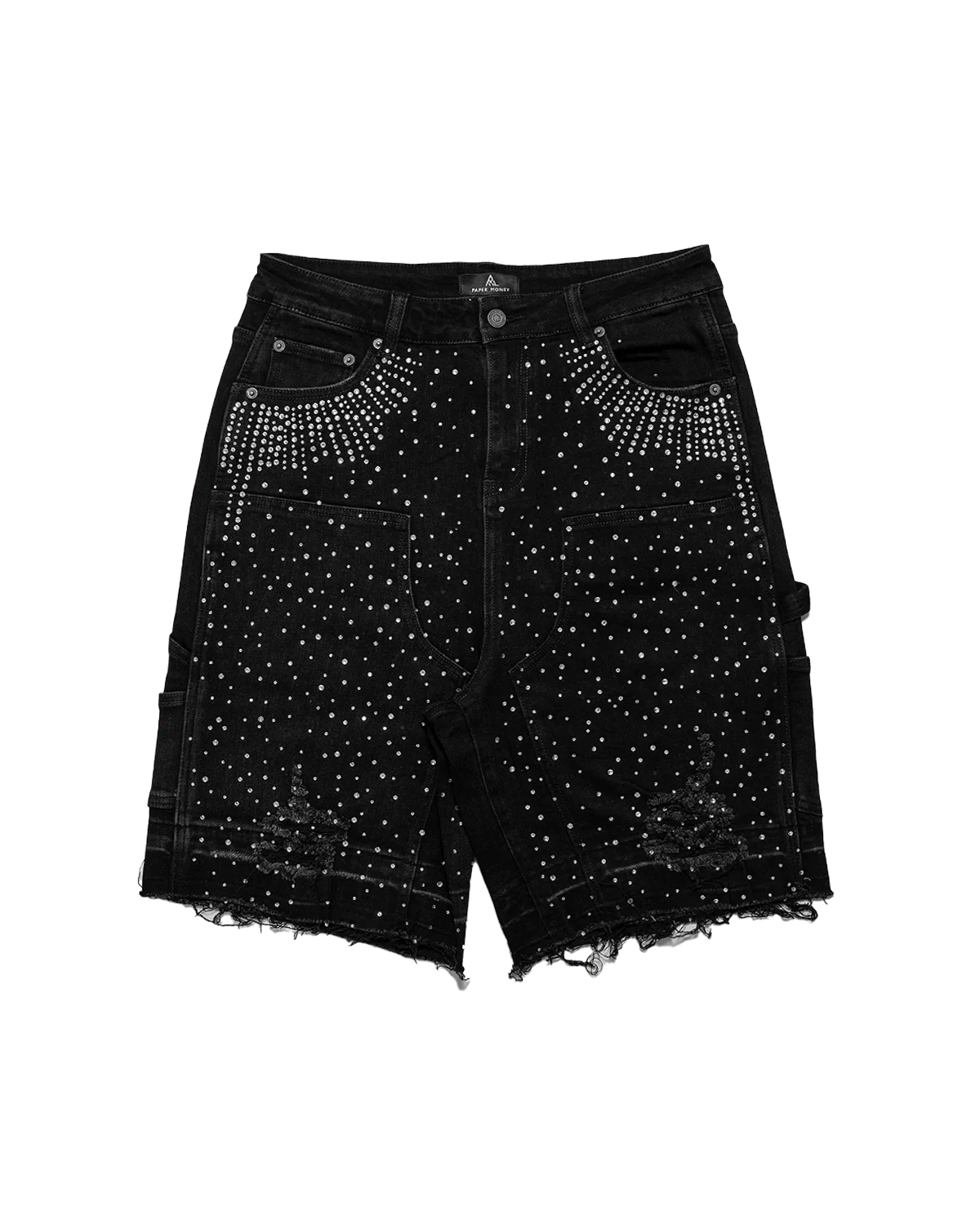 Diamond Denim Short Black
