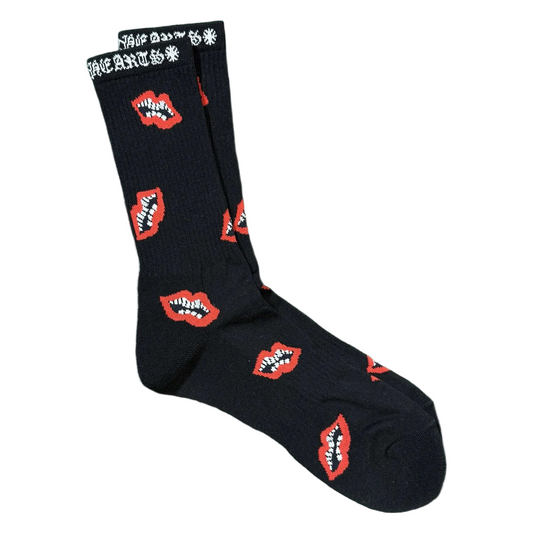 Chrome Hearts Chomper Socks Black