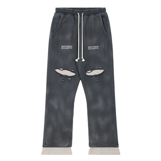 Satoshi Nakamoto Layered Sweatpant