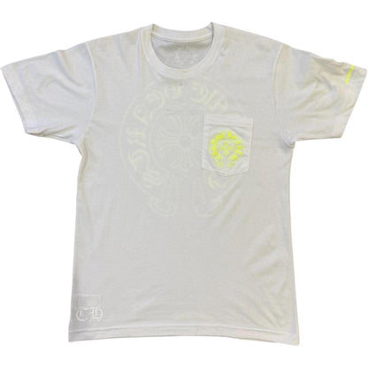 Chrome Hearts Horseshoe Tshirt White Neon