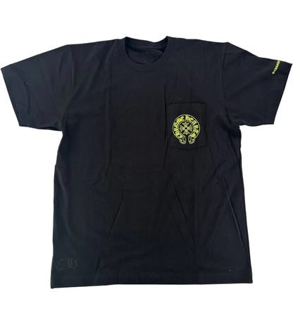 Chrome Hearts Horseshoe Tshirt Black Neon