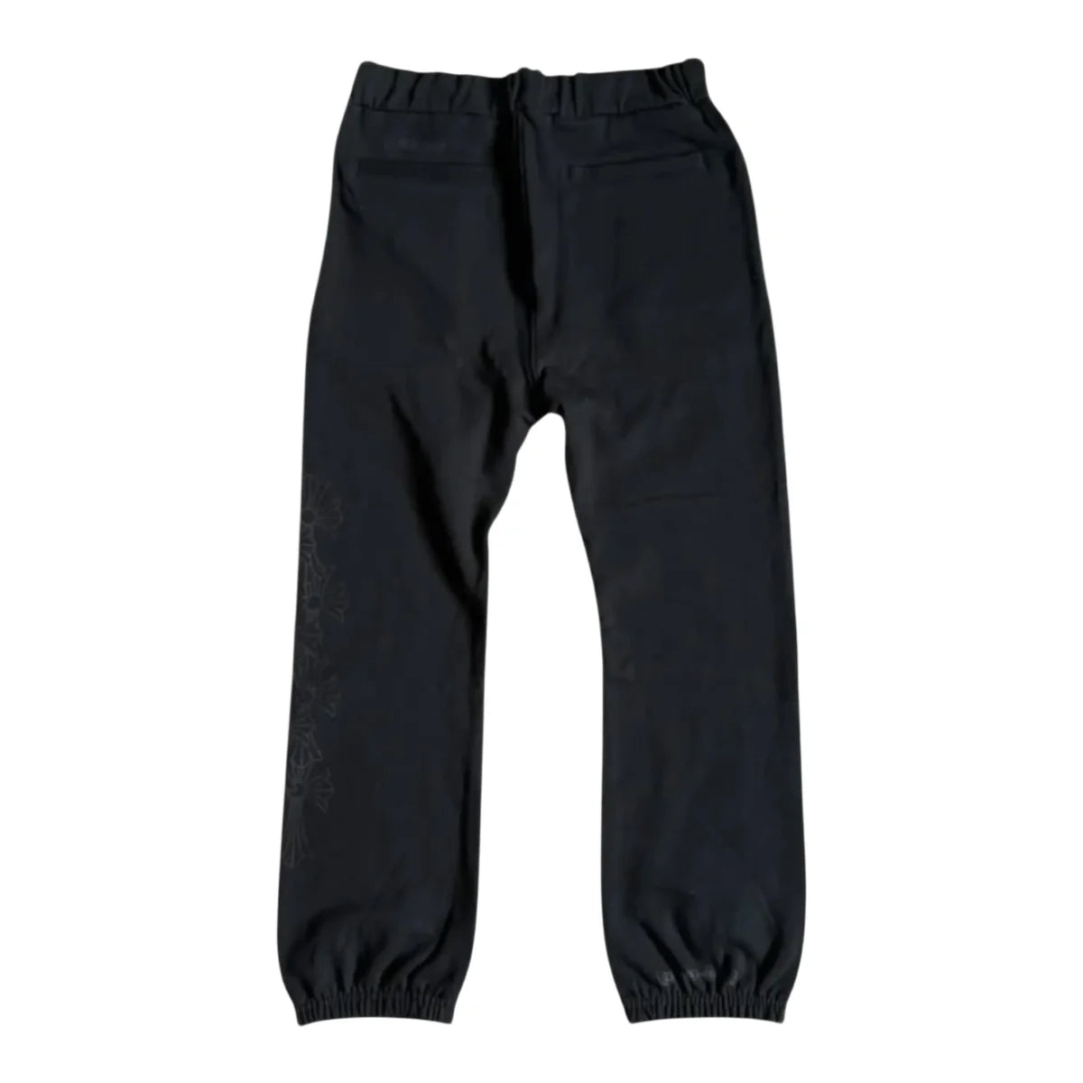 Chrome Hearts Miami Exclusive Cemetery Vertical Logo Sweatpants Black