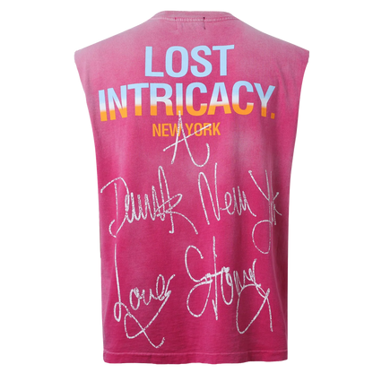 Lost Intricacy Girl With A Gun Sleeveless Tshirt