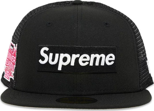 Supreme x New Era Hat Black