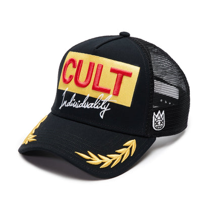 Cult Logo Racing Hat Black