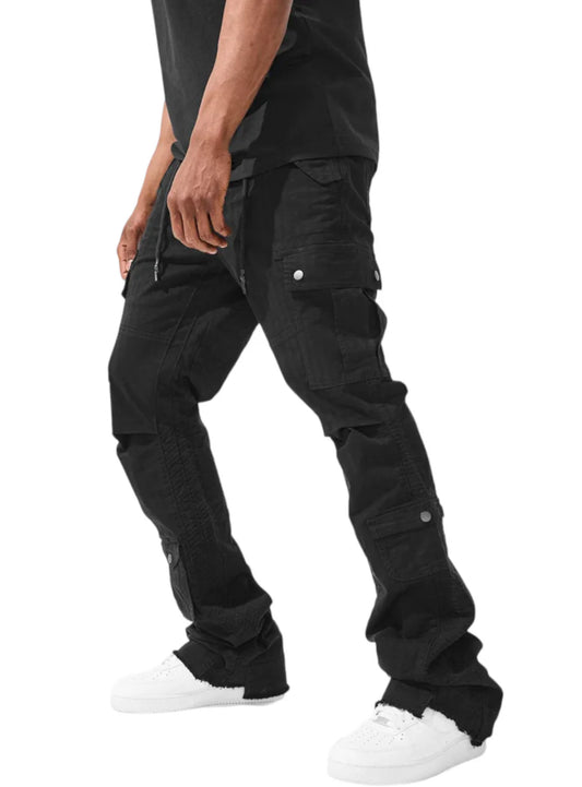 Flare Stacked Cargo Pants Jean