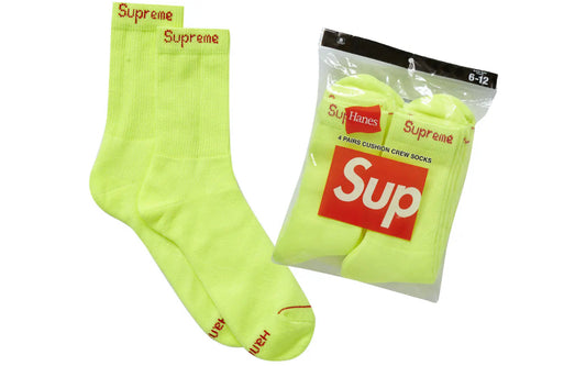 Supreme Socks Yellow 1 pair