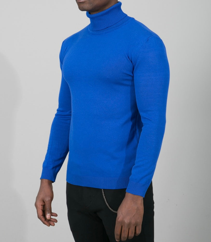 Blue Royal Turtle Neck