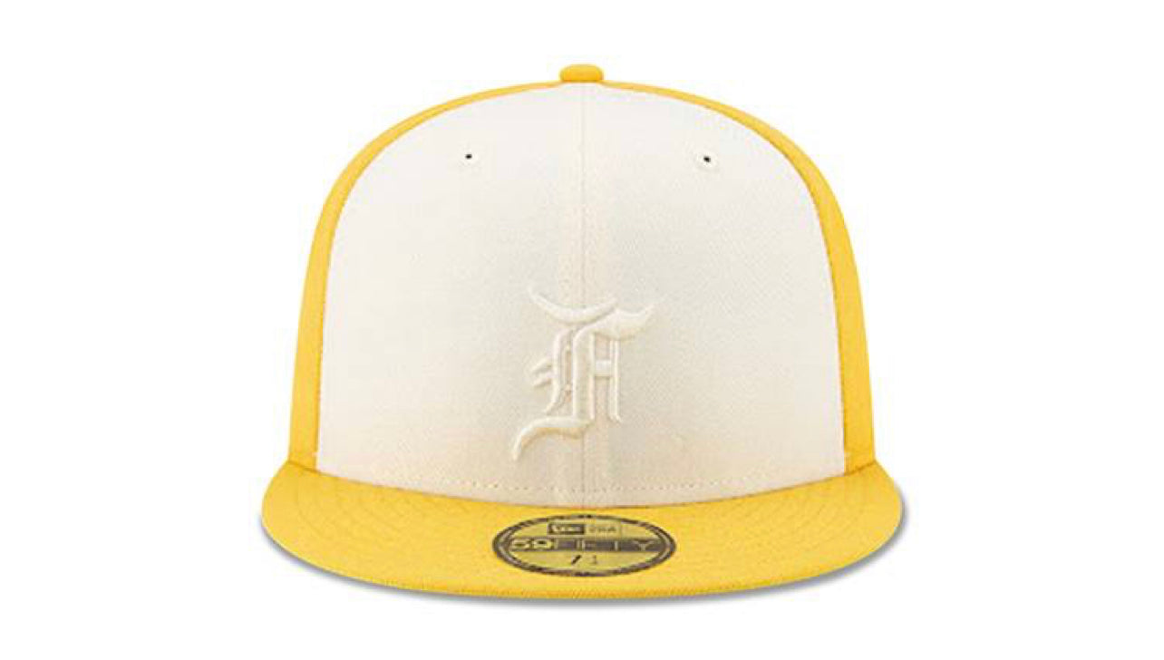 FOG Essentials x New Era Fitted Cap Yellow/White