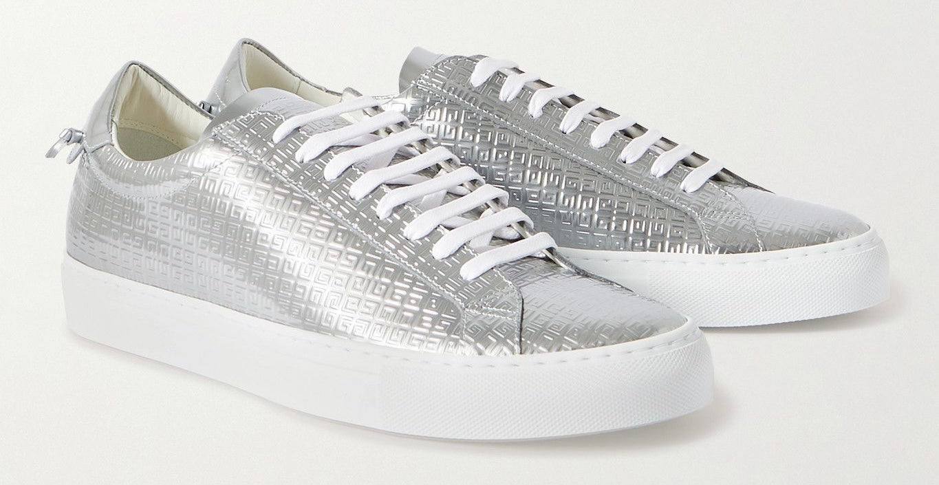 Givenchy 4G Urban Street Silver Sneakers