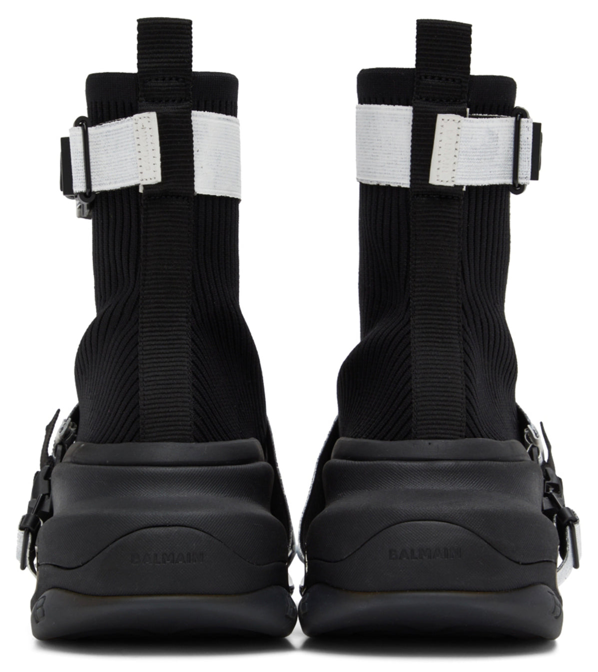 Balmain B Bold High Top Black Strap