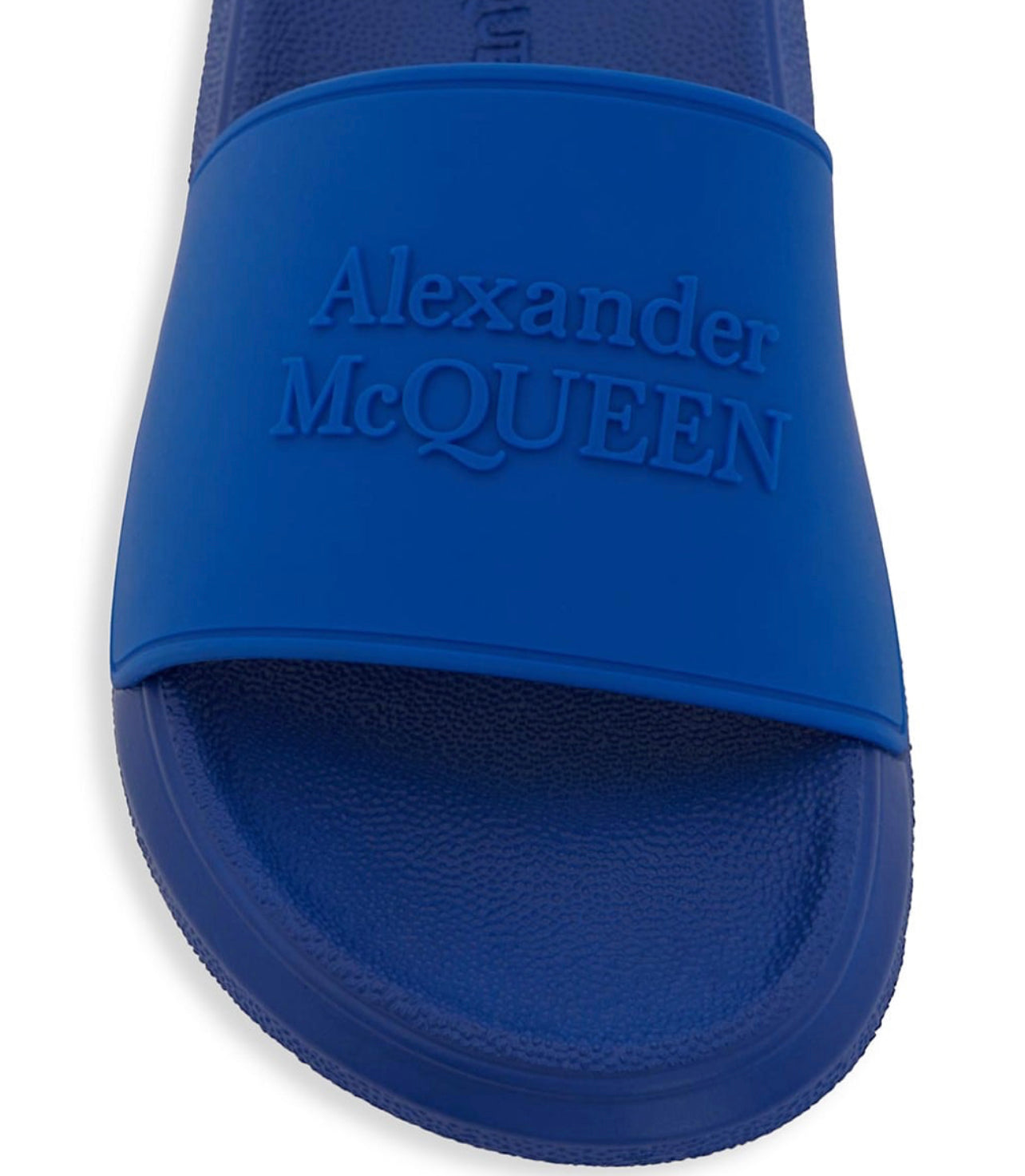 Alexander McQueen Blue Slides