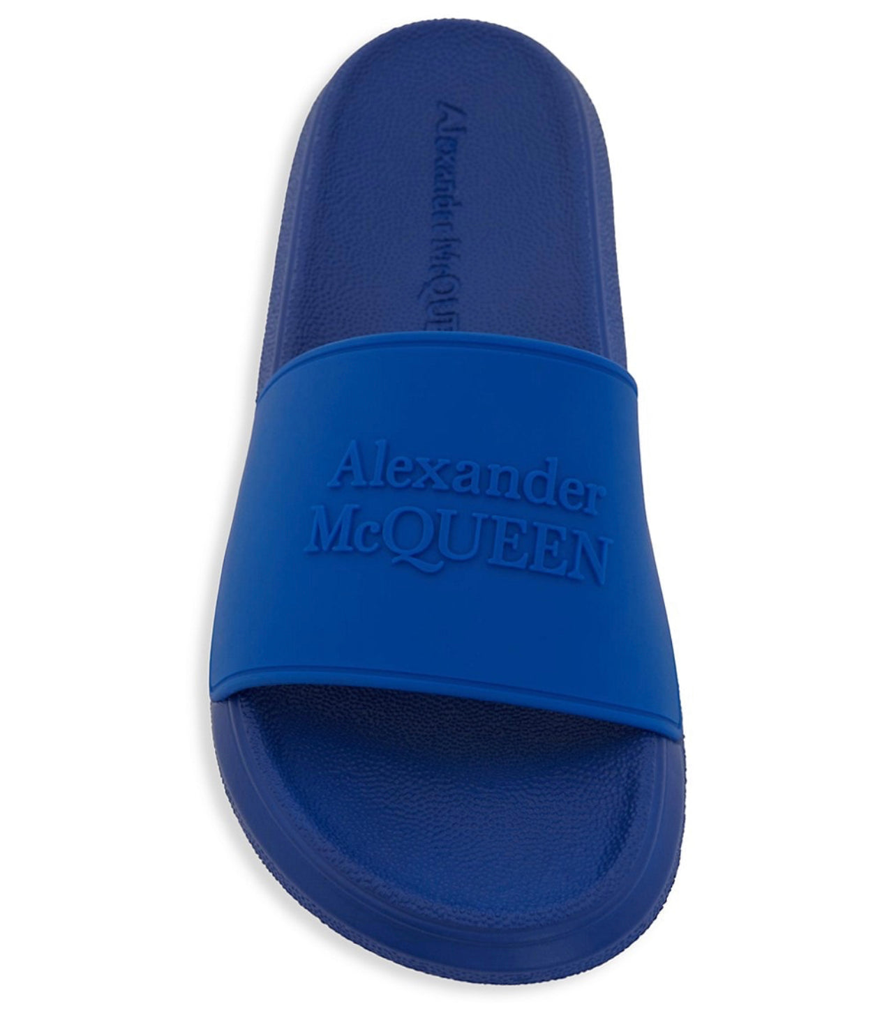 Alexander McQueen Blue Slides