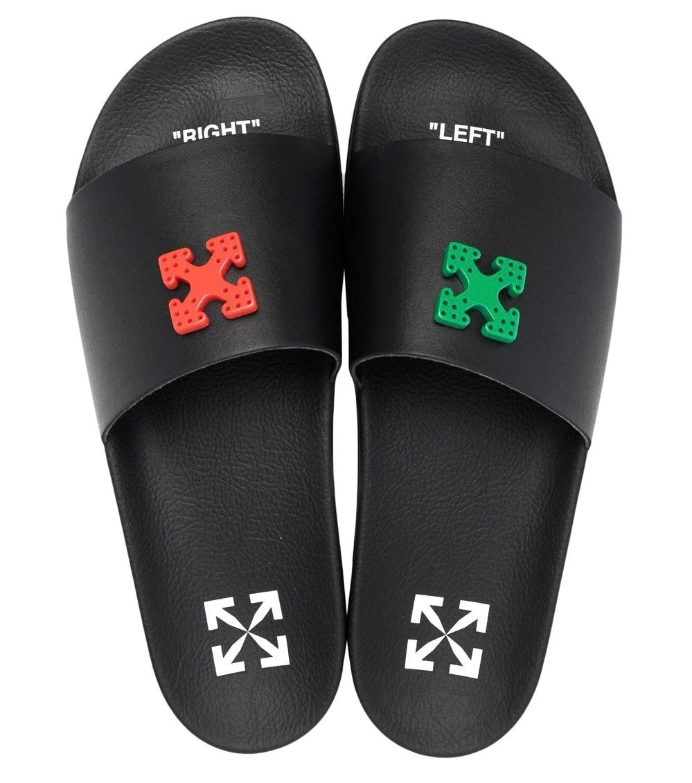 Off-White Meccano Black Slides