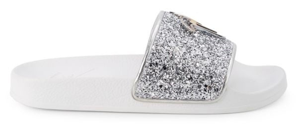 Giuseppe Zanotti Silver Pool Slides